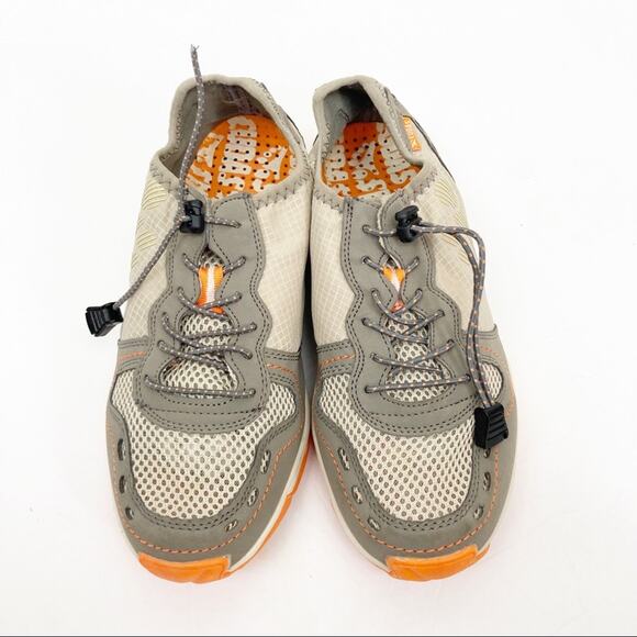 Cudas Gray Orange Tan Water Shoes Sz 8 - Picture 3 of 8